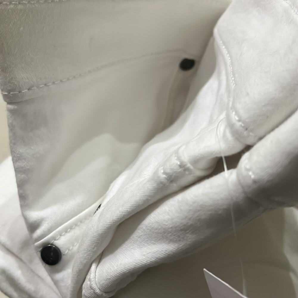 Simply Vera Wang Leggings High Rise White Cotton Denim Shaping Stretch 2X - Picture 4 of 6